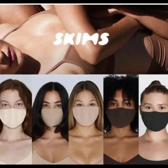 SKIMS ONYX black kardashian face mask - Picture 7 of 16